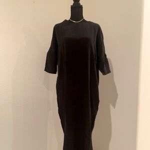 MIKOH Black Midi Dress